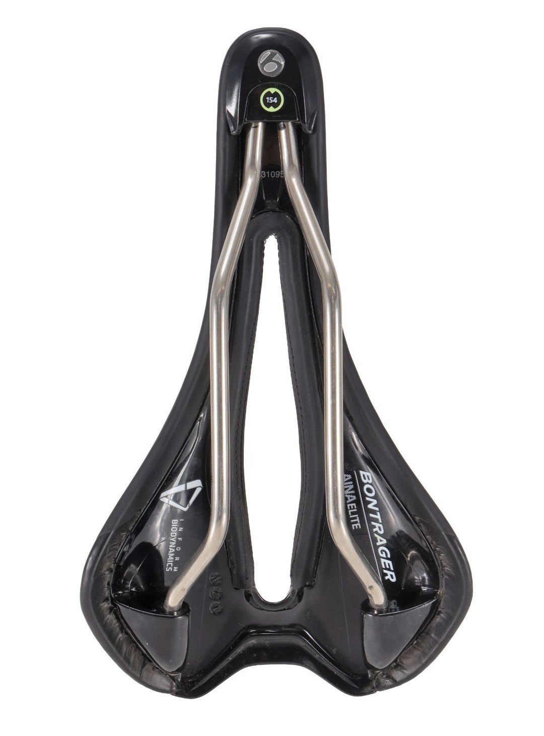 Bontrager AJNA Elite Women Road Bike Saddle 154mm 7 x 7mm Ti Rail BLACK Gravel