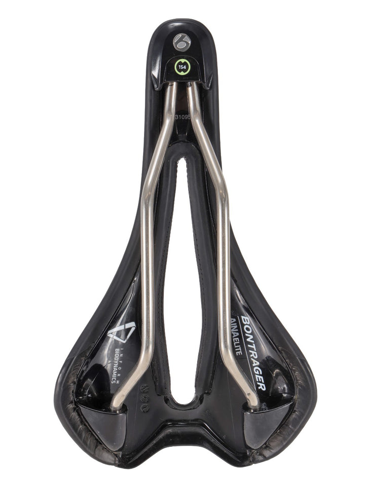 Bontrager AJNA Elite Women Road Bike Saddle 154mm 7 x 7mm Ti Rail BLACK Gravel