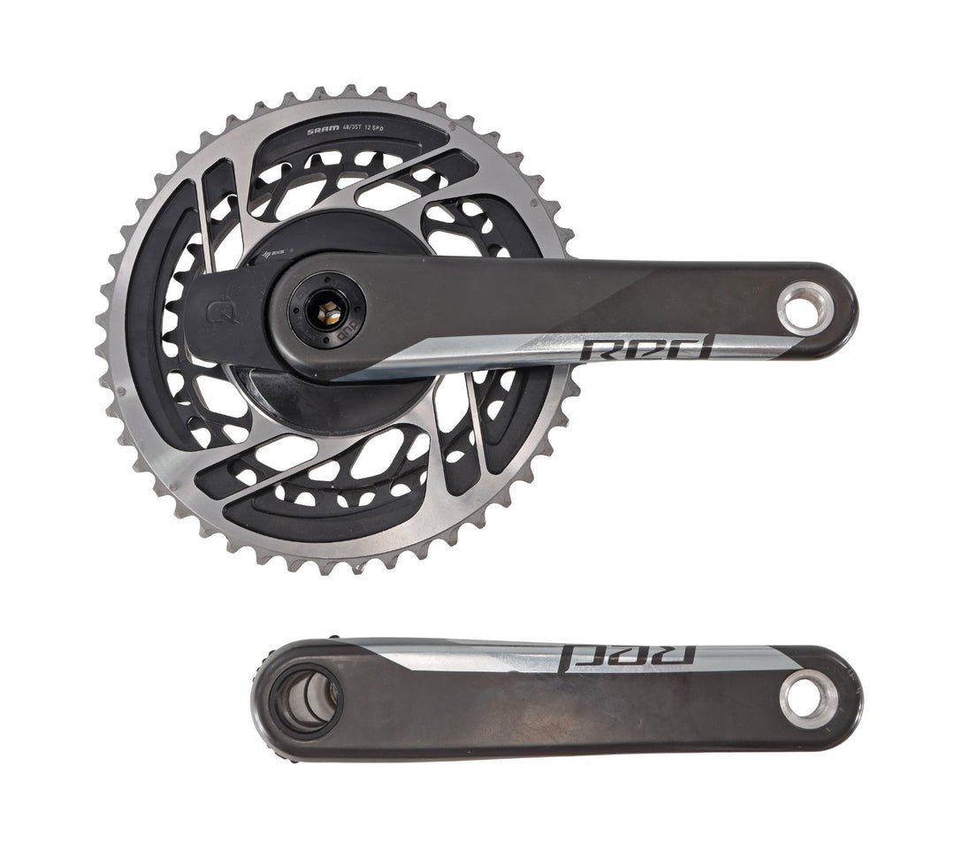 SRAM Red AXS 2x 12s D1 Carbon Road Bike Power Meter 48/35T Crankset 175mm DUB SL