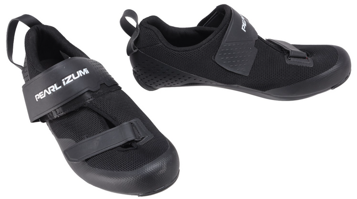 Pearl Izumi Tri Fly 7 Road Bike Shoes EU 45 US Men 10.5 BLACK 3 Bolt Triathlon