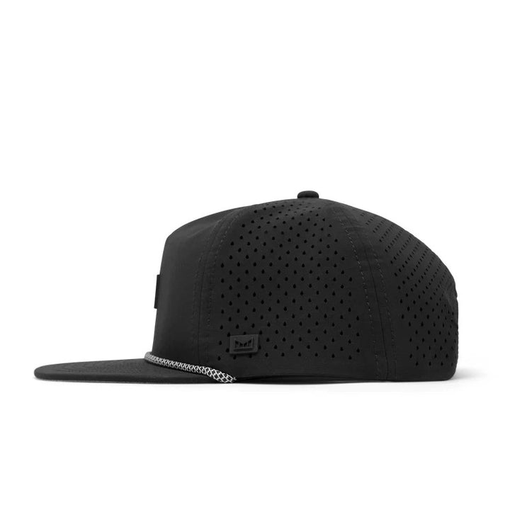 Melin Coronado Brick Hydro Hat Black Size XL Snap Back