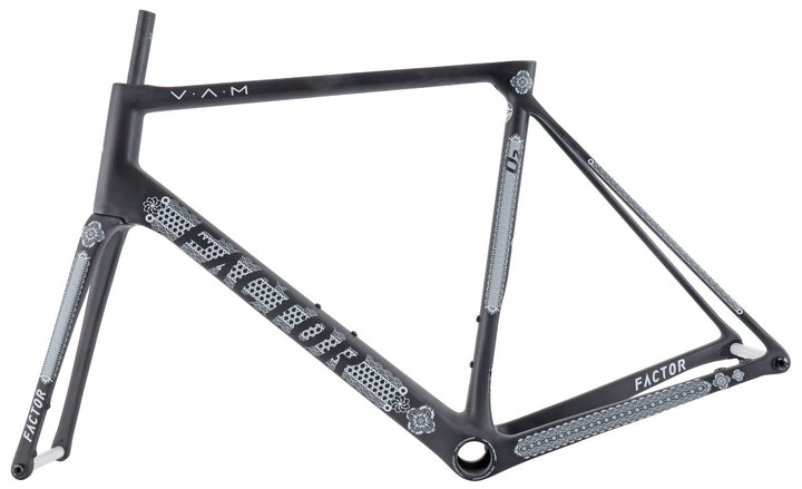 Factor O2 VAM Disc Premium Carbon Road Bike Frameset 58cm Ornate Nero 2023