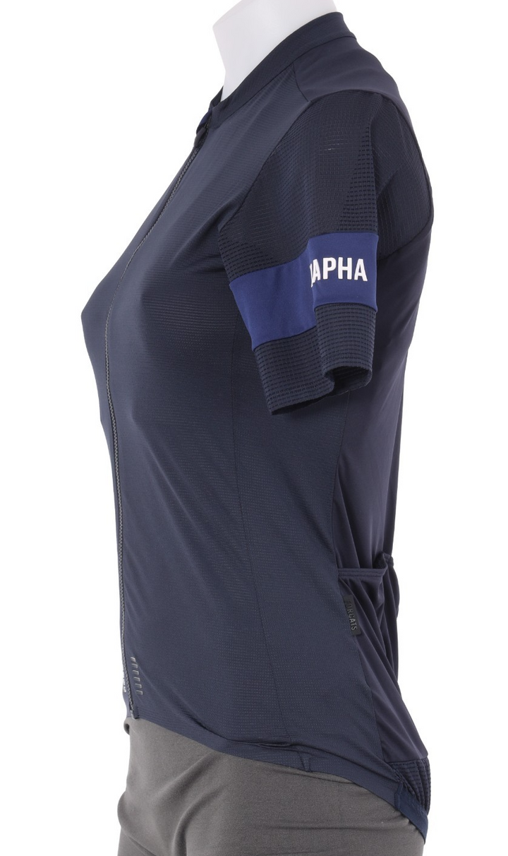Rapha Pro Team Flyweight Short Sleeve Jersey Women MEDIUM Navy Road Bike