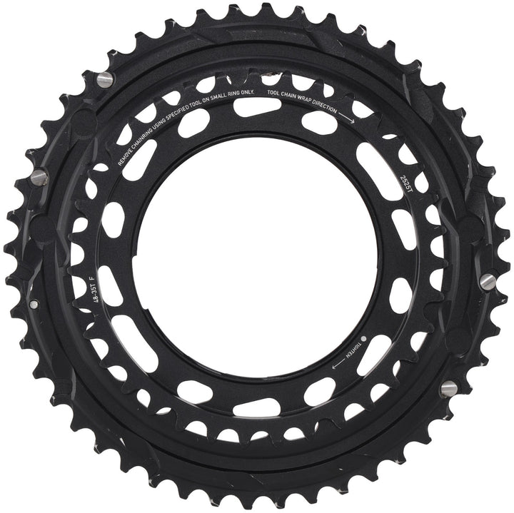 SRAM Force E1 AXS Chainring Thread Mount 2x  12 Speed 48/35T Road CX Gravel Bike