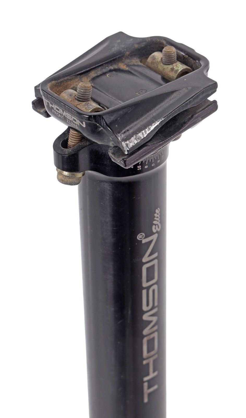 Thomson Elite Alloy Mtn Bike Seatpost 31.6 x 367mm 0mm SB BLACK 7 x 7mm SP-E109