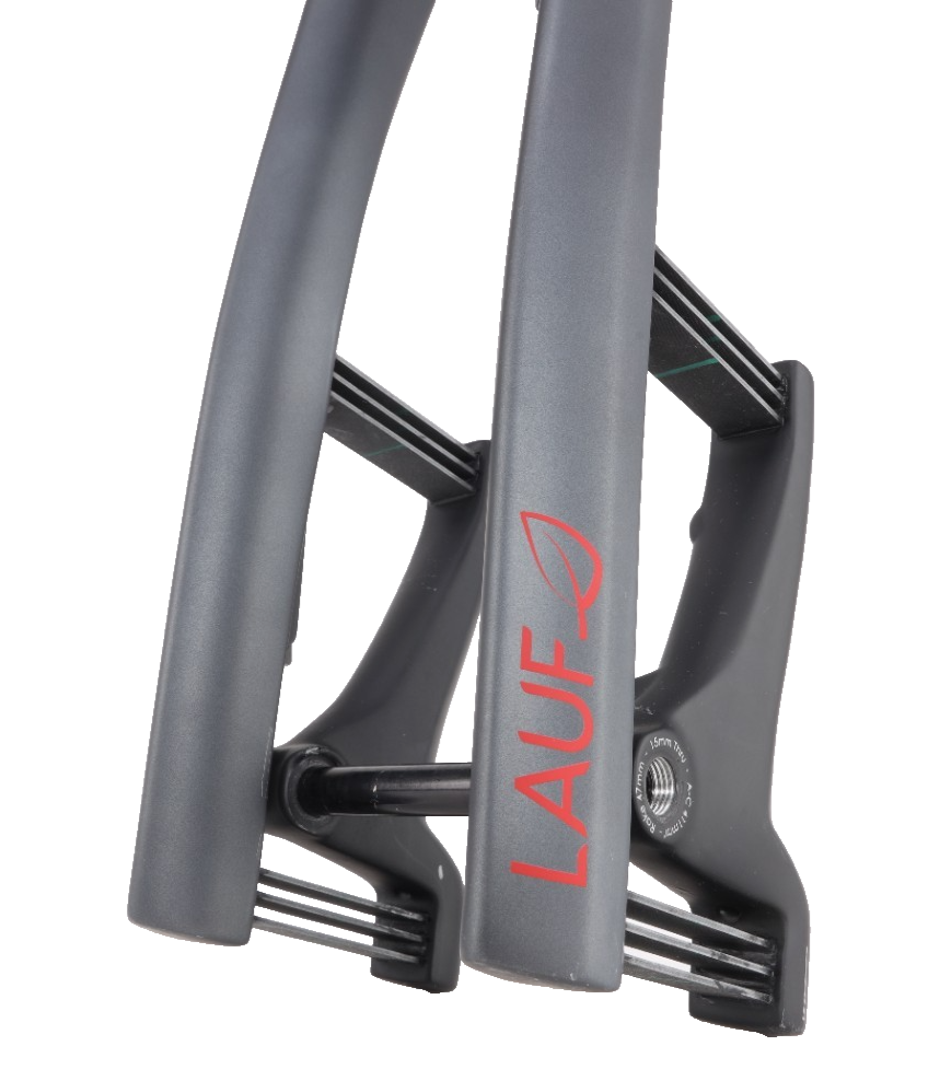 Lauf Grit SL Carbon Gravel Disc Brake 30mm Fork 1 1/2" Taper 15x100mm T/A 700c