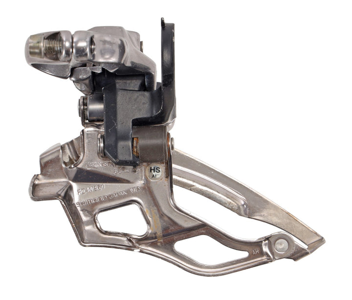 Shimano XTR FD-M961 3 x 9 Speed Mtn Bike Front Derailleur 31.8mm Clamp Dual-Pull