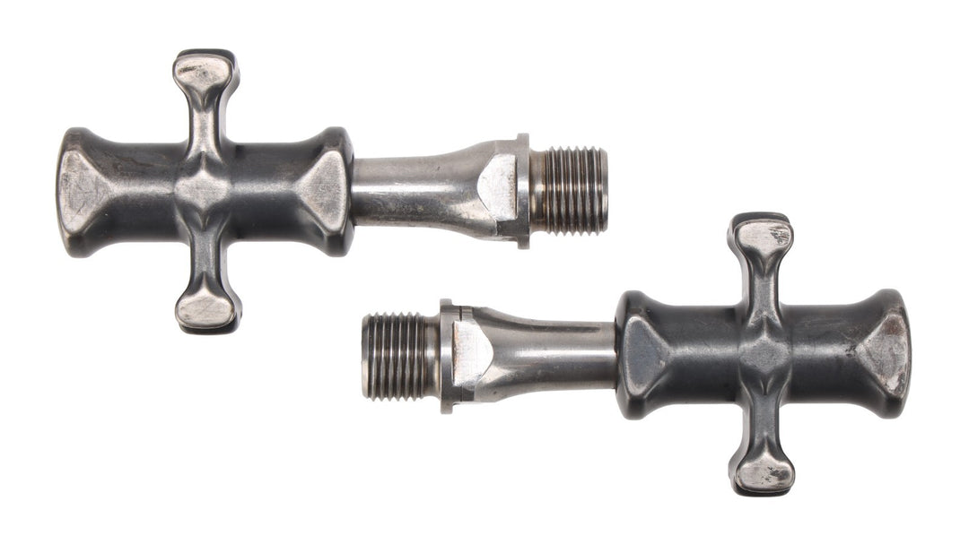 Coombe Millennium Clipless Road Bike Pedals w/Cleats Vintage Steel