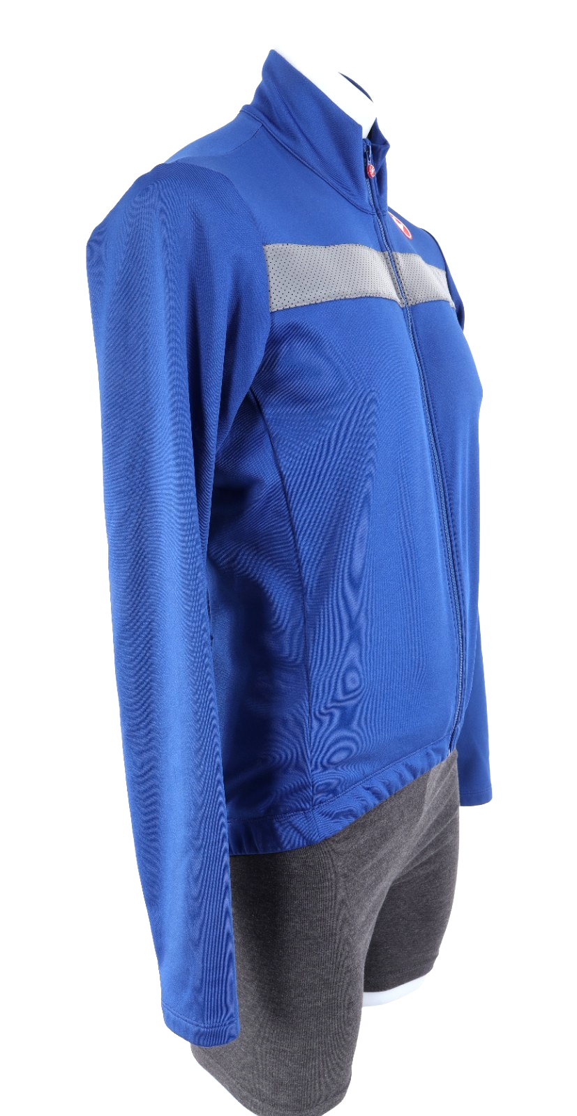 Castelli Puro 3 Men Thermal Long Sleeve Cycling Jersey XL Blue Road Bike Winter