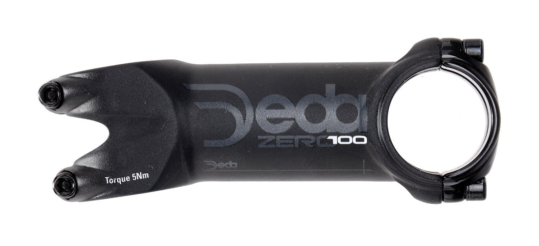 Deda Elementi Zero100 Alloy Road Bike Stem 31.8 x 100mm 8° 1 1/8" BLACK Gravel