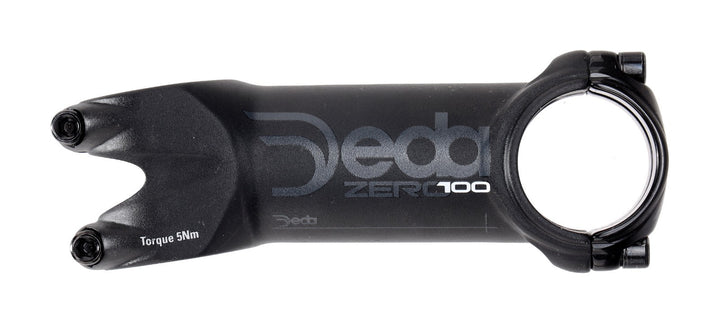 Deda Elementi Zero100 Alloy Road Bike Stem 31.8 x 100mm 8° 1 1/8" BLACK Gravel