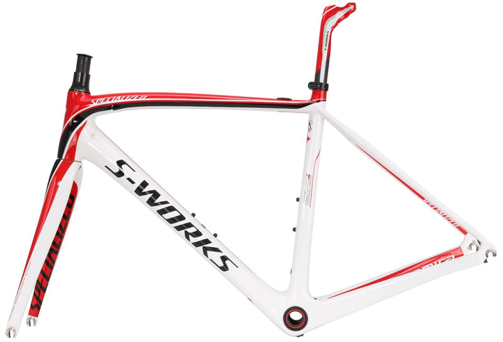 Specialized S-Works Amira SL4 Carbon Road Bike Frameset 54cm WHITE 700c QR 2012