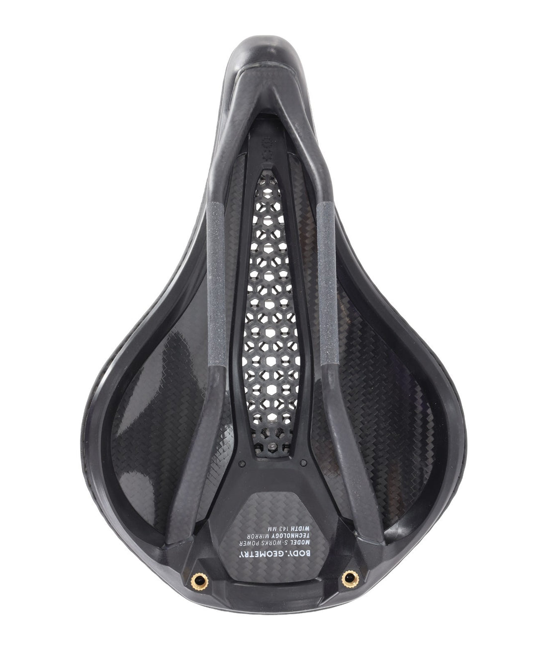 Specialized S-Works Power w/ Mirror Carbon Shell Saddle 143mm 7x 9mm FACT Carbon