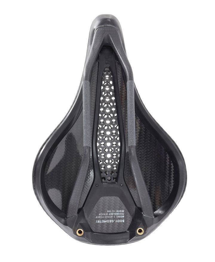 Specialized S-Works Power w/ Mirror Carbon Shell Saddle 143mm 7x 9mm FACT Carbon
