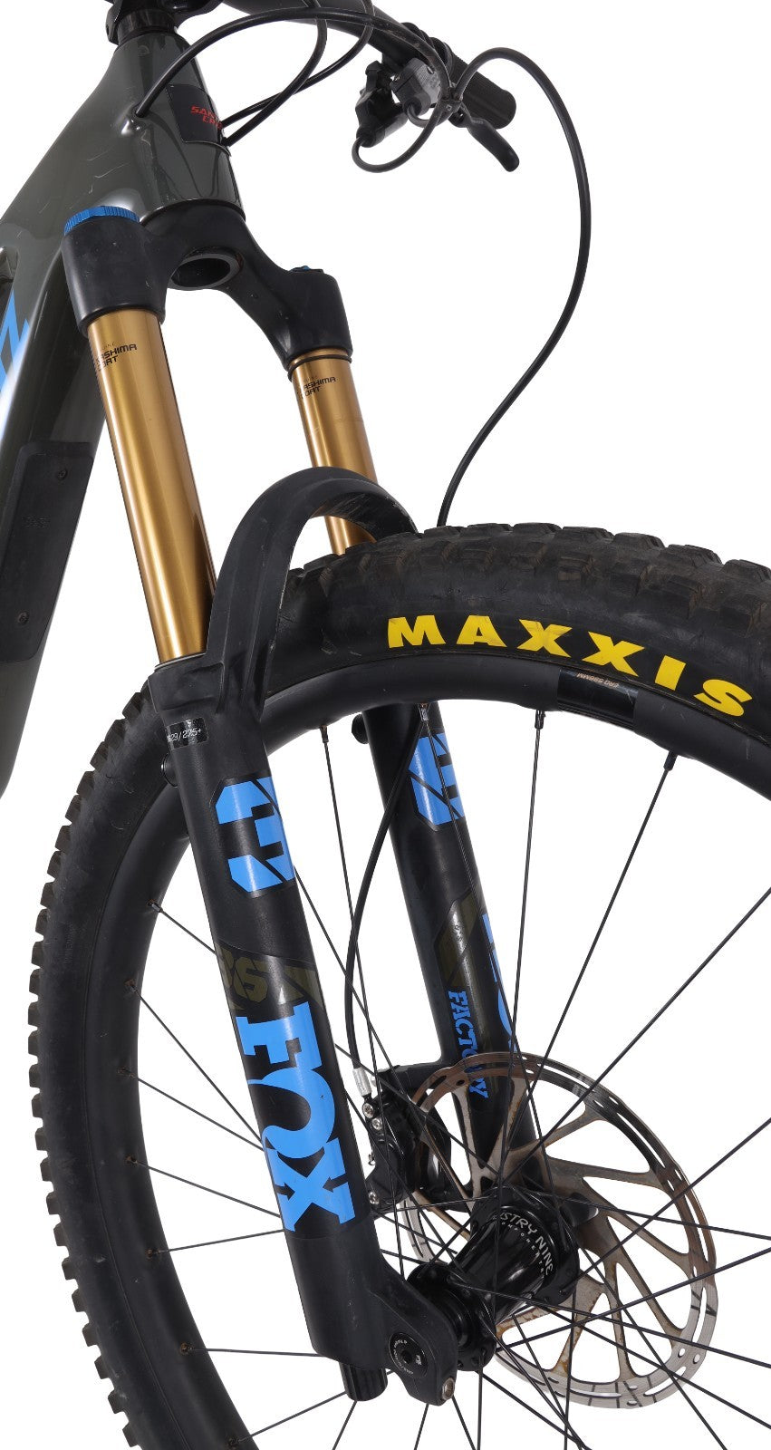 Santa Cruz Bronson CC XX1 Carbon Mtn Bike 1x 12s SM Moss/Blue MX Fox SRAM 2022