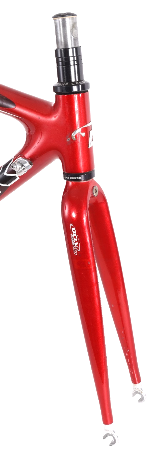 Trek 5500 OCLV 120 Carbon Road Bike Frameset 52cm Pearl Red Rim QR USA 2003