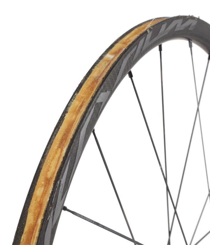 Mavic Ksyrium Pro Carbon SL Road Bike Tubular FRONT Wheel Disc 15mm CX FOR PARTS