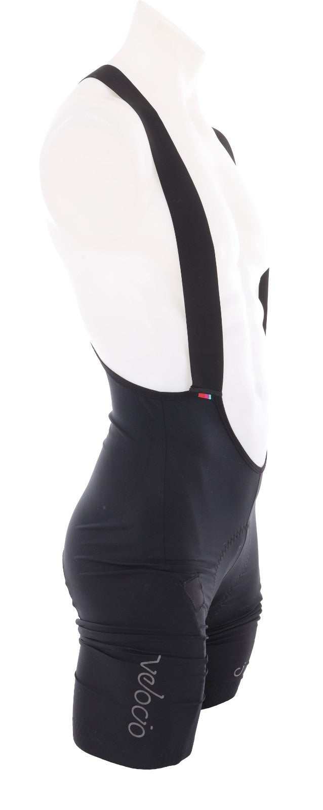 Velocio Luxe Cycling Bib Short Men LARGE Black Road Bike Gravel Mountain Cycling