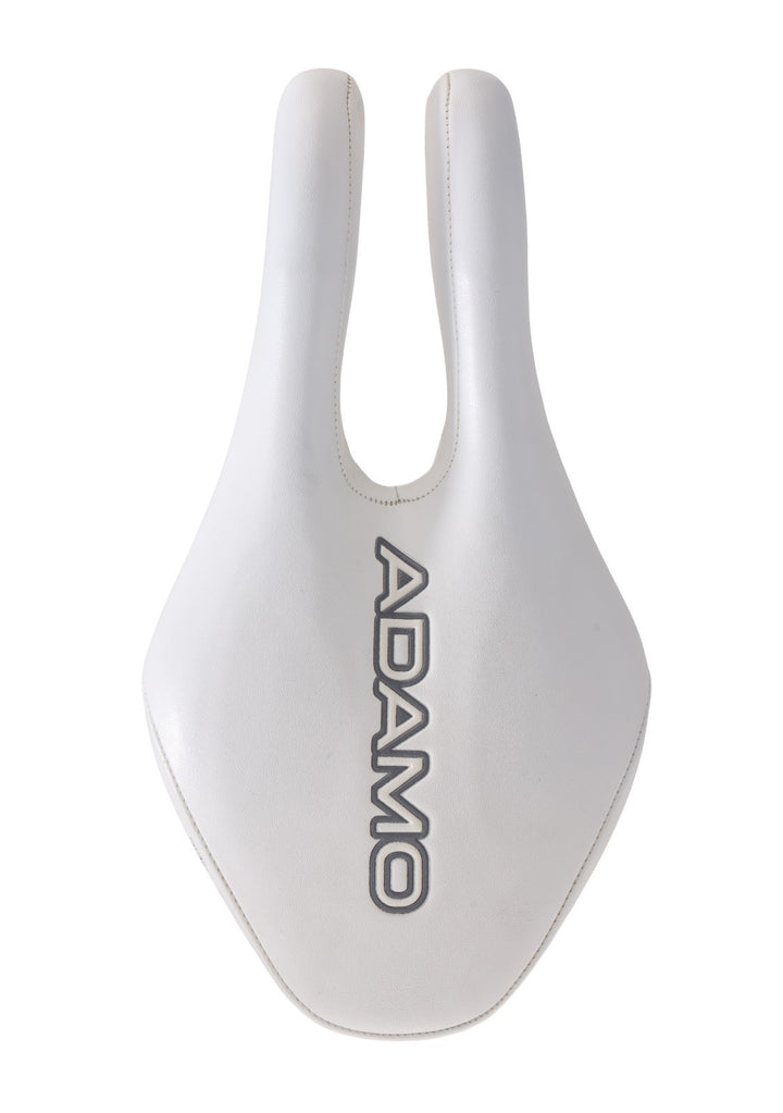 ISM Adamo Time Trial Bike Saddle 130mm 7 x 7mm Titanium WHITE Split Nose TT Tri