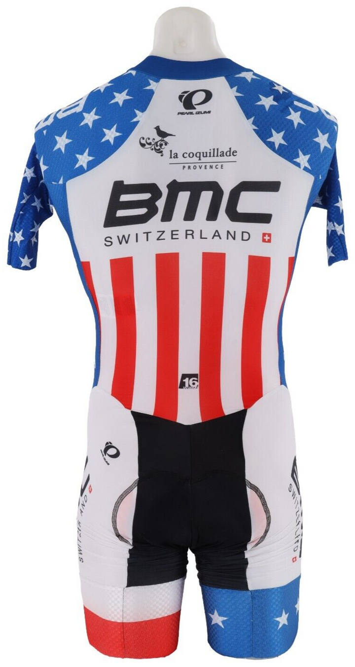 Pearl Izumi BMC Pro Cycling Team USA Champ Short Slv Mach 5 Speedsuit Men MEDIUM
