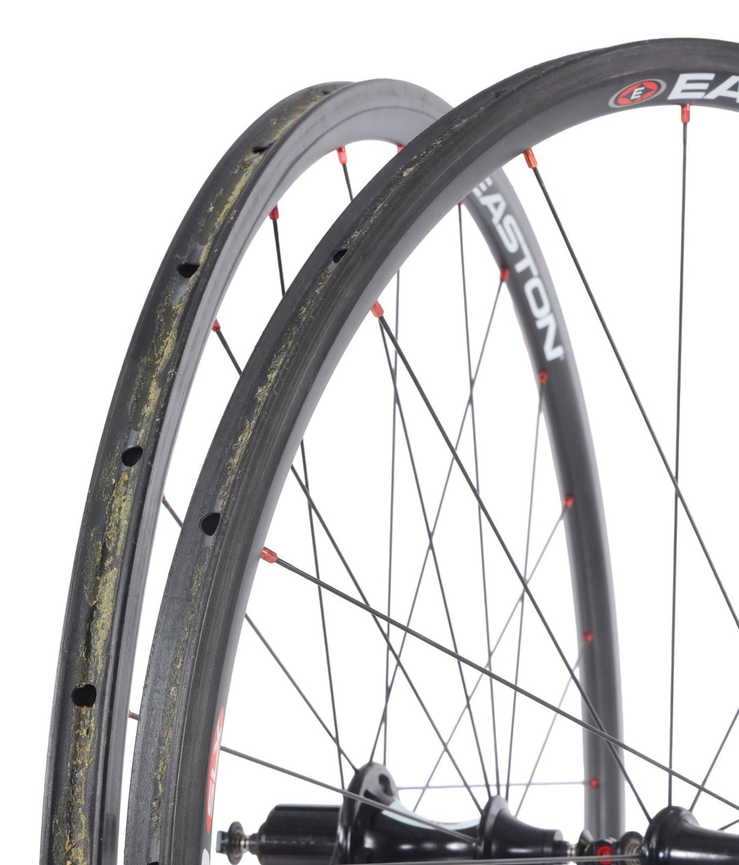 Easton EC90 SLX Carbon Tubular Road Wheelset Shimano 10 Spd 700c Rim Brake QR R4