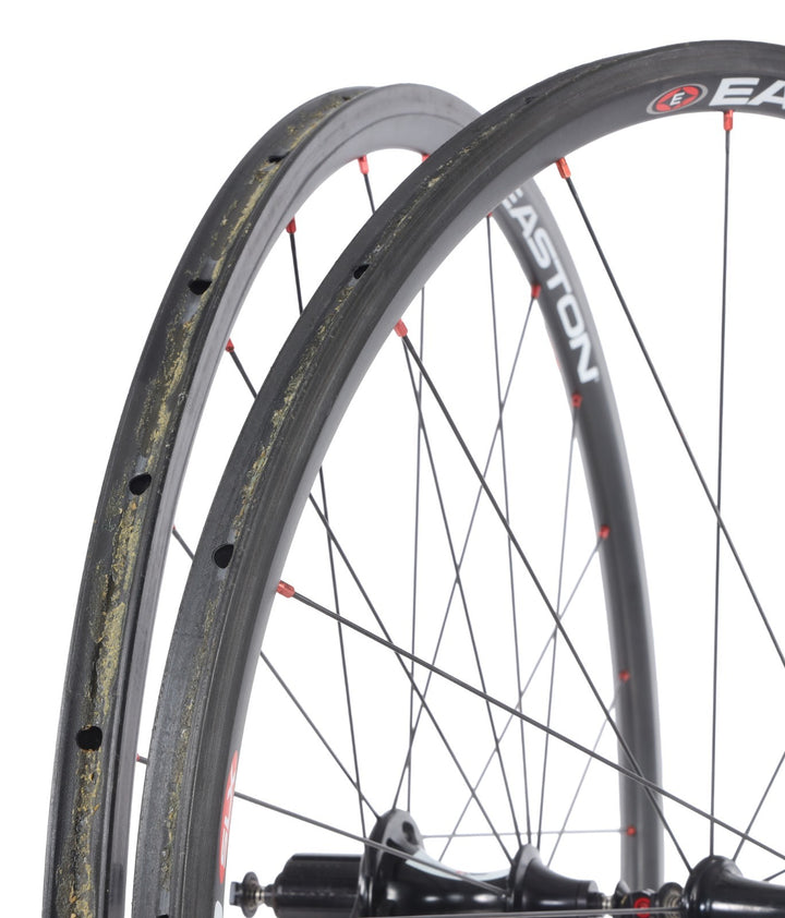 Easton EC90 SLX Carbon Tubular Road Wheelset Shimano 10 Spd 700c Rim Brake QR R4