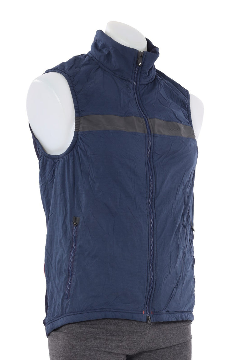 Velocio Recon Vest Men LARGE Navy Gilet Cycling Road Bike Gravel Winter