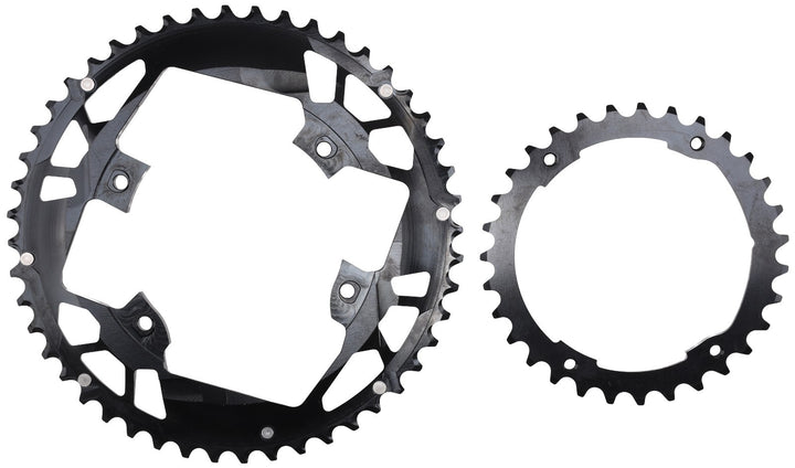 Bikin Green 9-12 Spd Road Bike Chainrings 48/31T 110mm BCD Shimano 4-Bolt Asymm