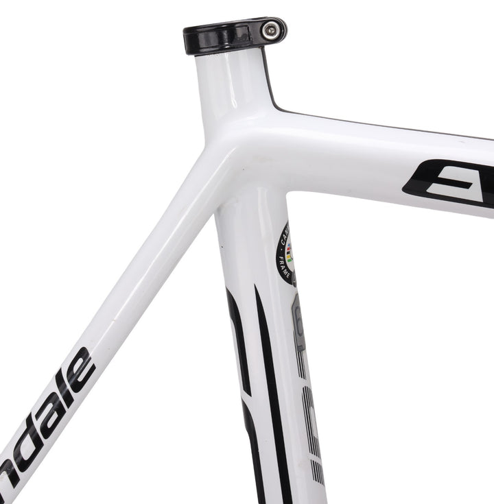 Cannondale SuperSix EVO Hi-MOD Carbon Road Frameset 63cm WHITE 700c Rim QR 2014