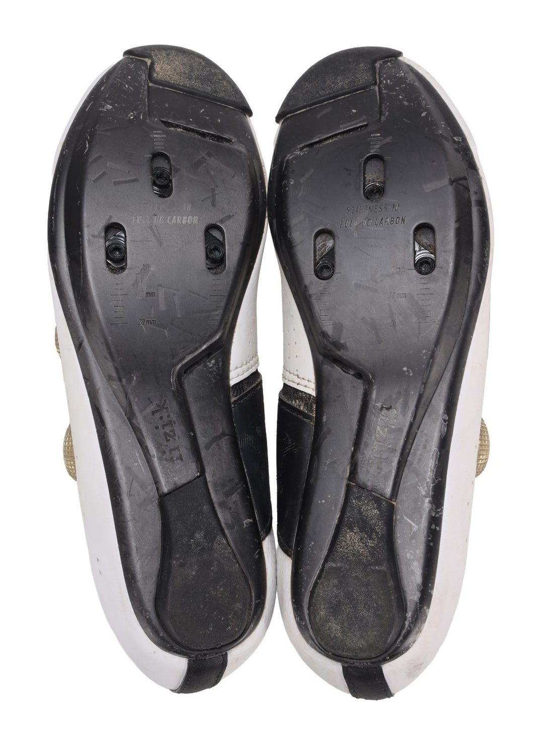 Fizik Vento Infinito Carbon Road Bike Shoes EU 39 US Men 6.75 WHITE 3-Bolt BOA