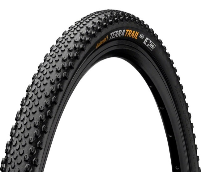 Continental Terra Trail Tubeless Gravel Bike Tire 700 x 40c CX ProTection BLACK