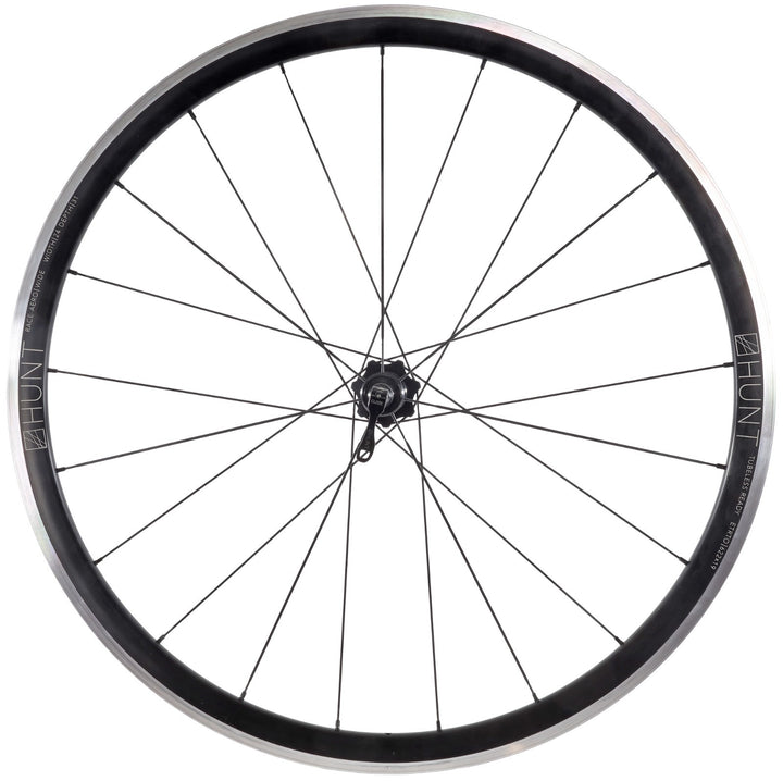 HUNT Race Aero Wide Alloy Tubeless Road REAR Wheel Shimano 11 Speed 700c QR Rim