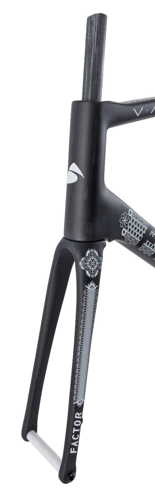 Factor O2 VAM Disc Premium Carbon Road Bike Frameset 58cm Ornate Nero 2023