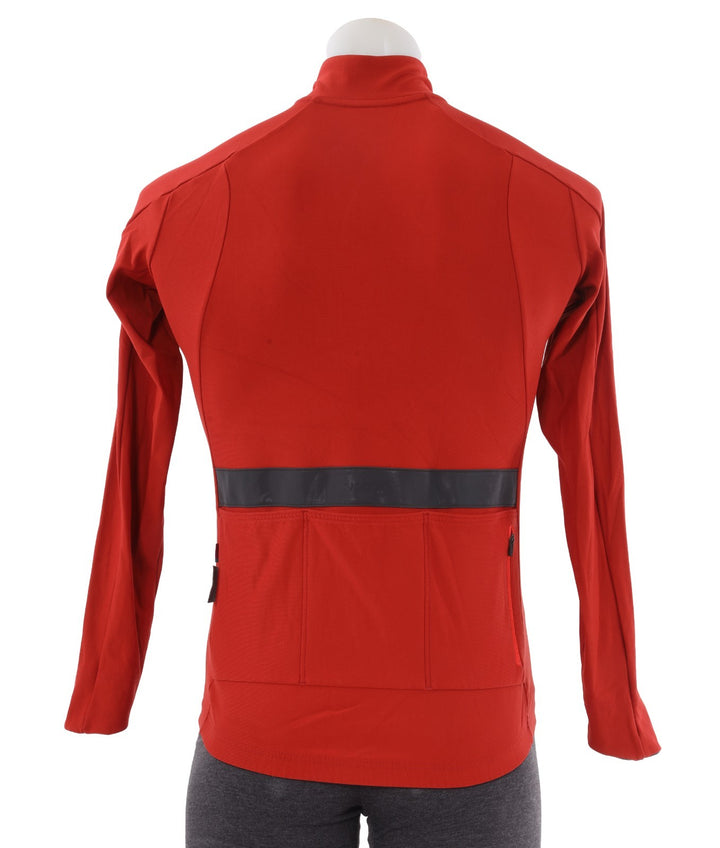 Velocio Thermal Long Sleeve Men Zip Cycling Jersey Red MEDIUM Road Bike Cycling