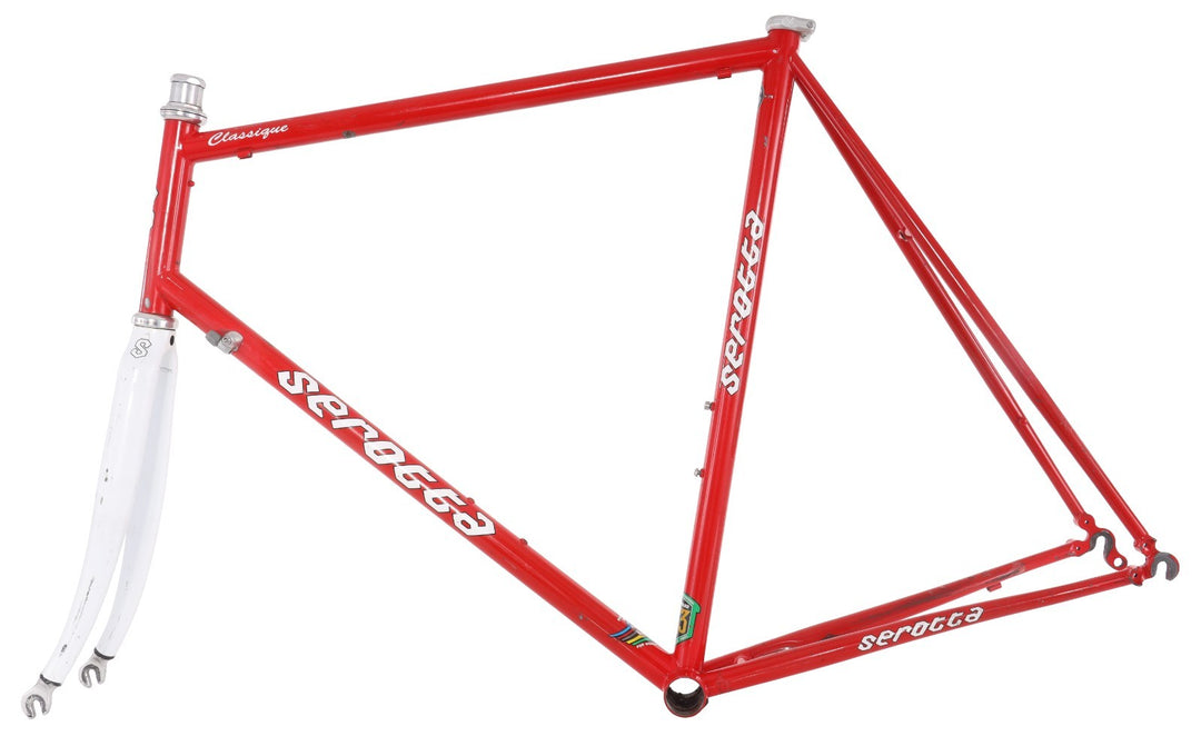 Serotta Classique Steel Road Bike Frameset 60cm Carbon Fork RED 700c Reynolds
