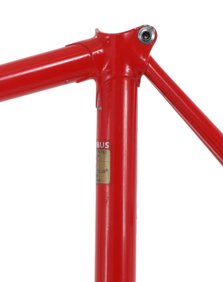 Simoncini Steel Road Bike Frameset 56cm RED 700c Columbus SLX Campagnolo Vintage