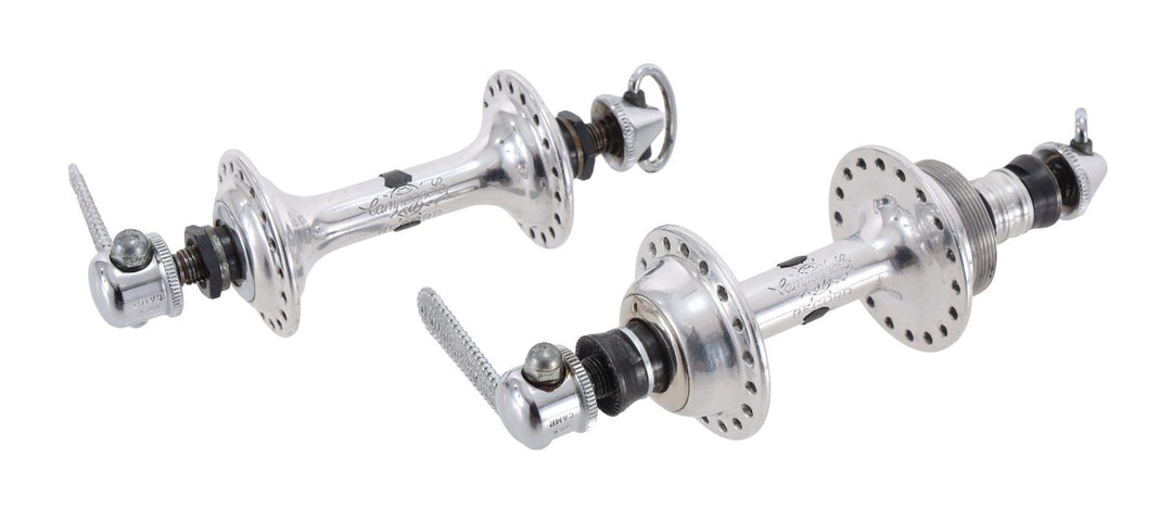 Campagnolo Record Low Flange 36H Bike Hub Set 100/126mm BSC Eng Thread Vintage