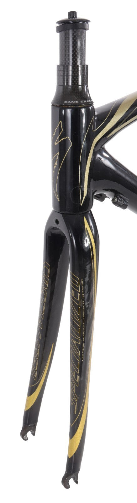 Specialized Tarmac Pro Carbon Road Bike Frameset 52cm Raw Gold 700c QR Rim 2008