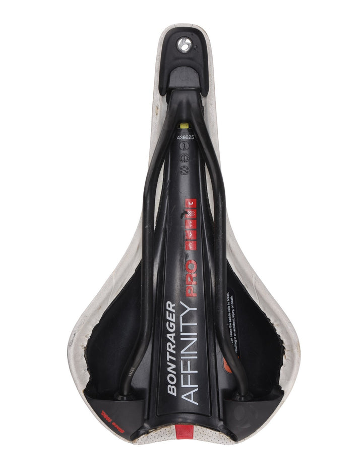 Bontrager Affinity Pro Carbon Road Bike Saddle 138mm 7 x 10mm MTB Gravel WHITE