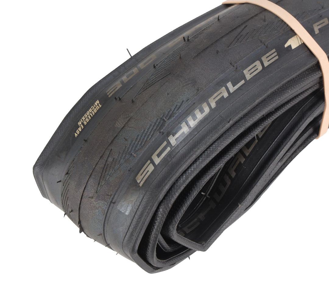 Schwalbe Pro One Tubeless Road Bike Tire 700 x 25c Black 127TPI