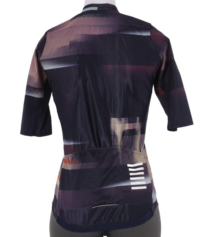 Rapha Pro Team Aero Short Sleeve Jersey Women MEDIUM Black Fade Road Bike