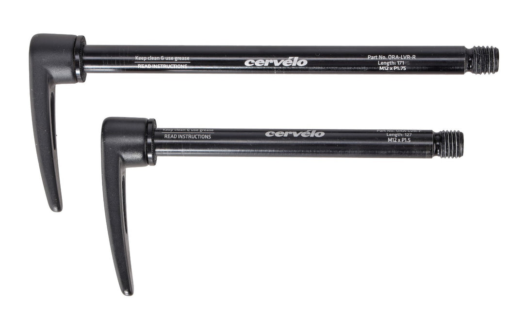 Cervelo Gravel Bike Thru-Axle Set 12mm x 100/142mm Front/Rear Road