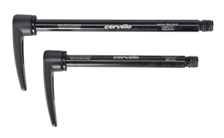 Cervelo Gravel Bike Thru-Axle Set 12mm x 100/142mm Front/Rear Road