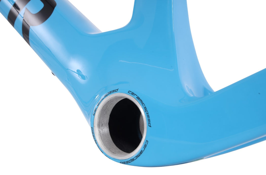 Factor Ostro Gravel Premium v1 Carbon Disc Frameset 56cm Blue CeramicSpeed 2023