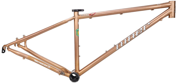 Niner SIR 9 V1 Steel Mtn Bike Frame MED Single Speed 29" Solid Gold Reynolds 853
