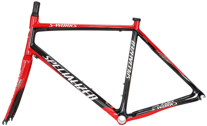 Specialized S-Works Roubaix Carbon Road Bike Frameset 58cm RED 700c QR Rim 2006