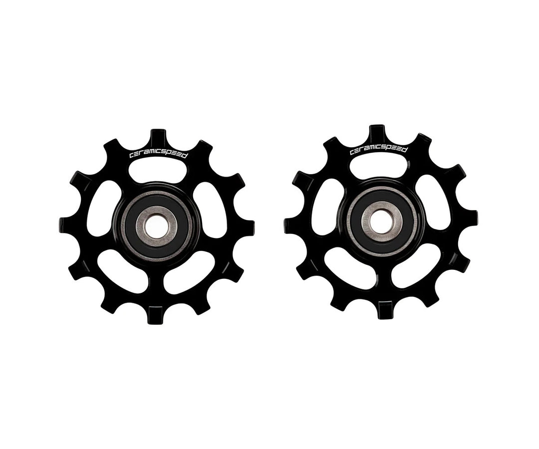 CeramicSpeed SRAM AXS 12 Speed Road Bike Pulley Wheels BLACK Triathlon Race
