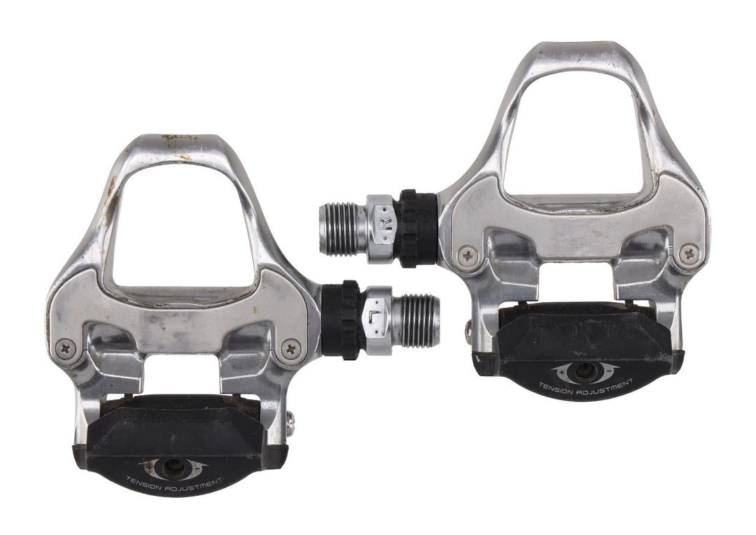 Shimano 105 PD-5700 SPD-SL Clipless Road Bike Pedals SILVER 9/16" CrMo Triathlon