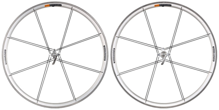 Shimano WH-6500 Alloy Clincher Road Wheelset 10 Spd 700c Rim Brake QR Aero