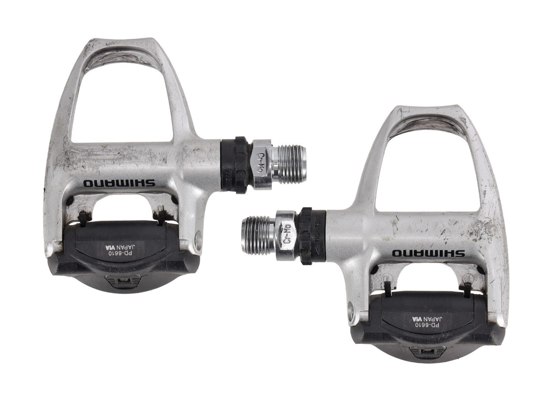 Shimano Ultegra PD-6610 Aluminum Road Bike Clipless Pedals w/ Cleats 9/16"